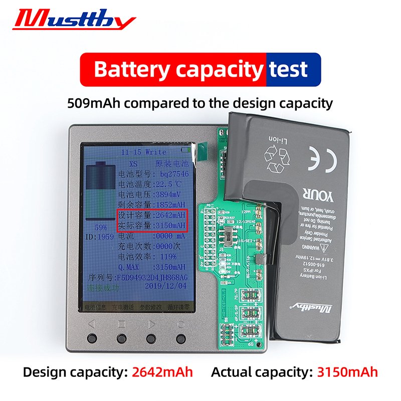 Your Series High Capacity Battery for iPhone 11 12 13 14 15 Mini Plus Pro Max - 图片 4