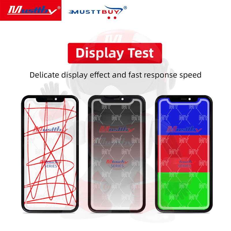 MY LCD Series Incell Diagnostic LCD Display Screen for iPhone 12 13 14 15 Plus Pro Max - 图片 5